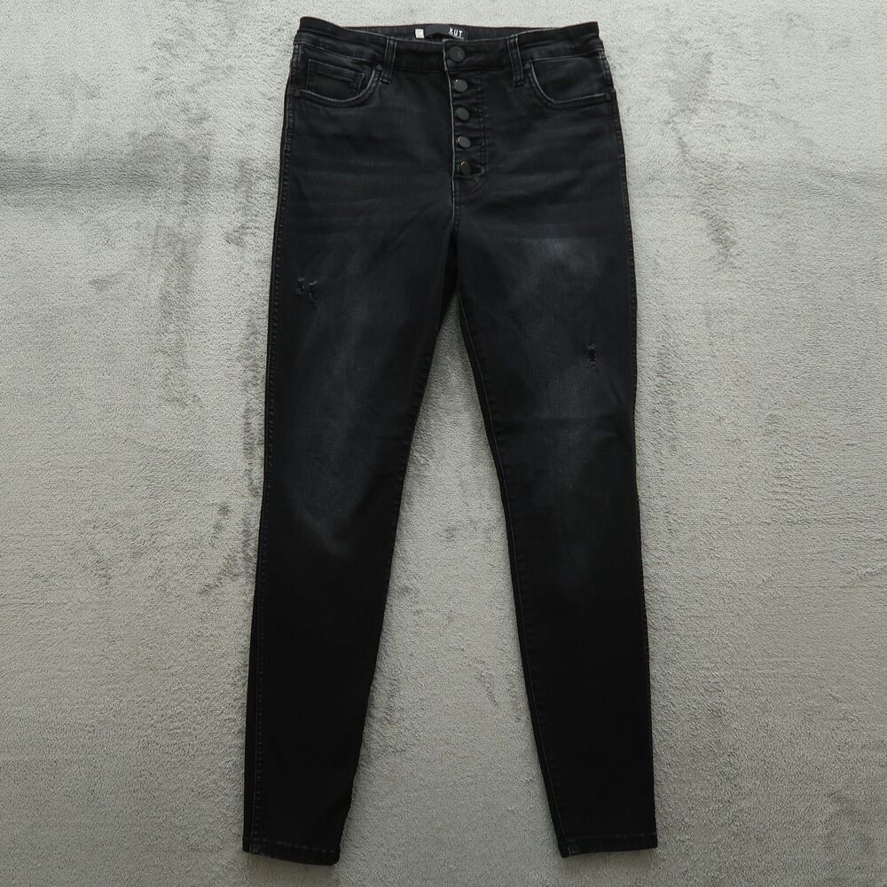 KUT from the Kloth Jeans Women's 10 High-Rise Mia Fab Ab Skinny 29.5" Inseam